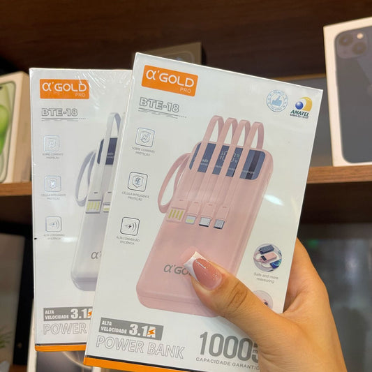Powerbank A’Gold pro 10.000mAh sem fio